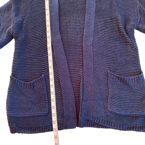 Ceny Navy Blue Knit Open Front Cardigan Size Medium NWT - Picture 5 of 7